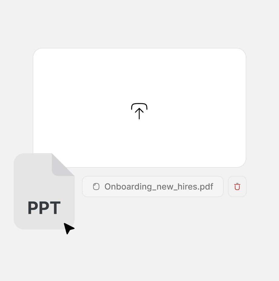 Upload a document