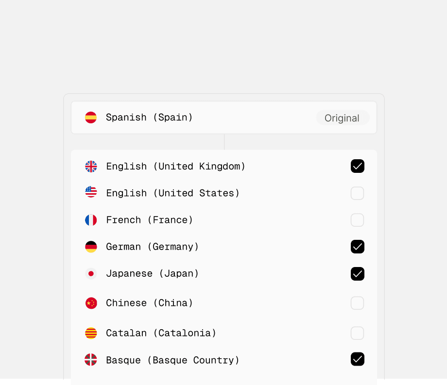 Automatic translation