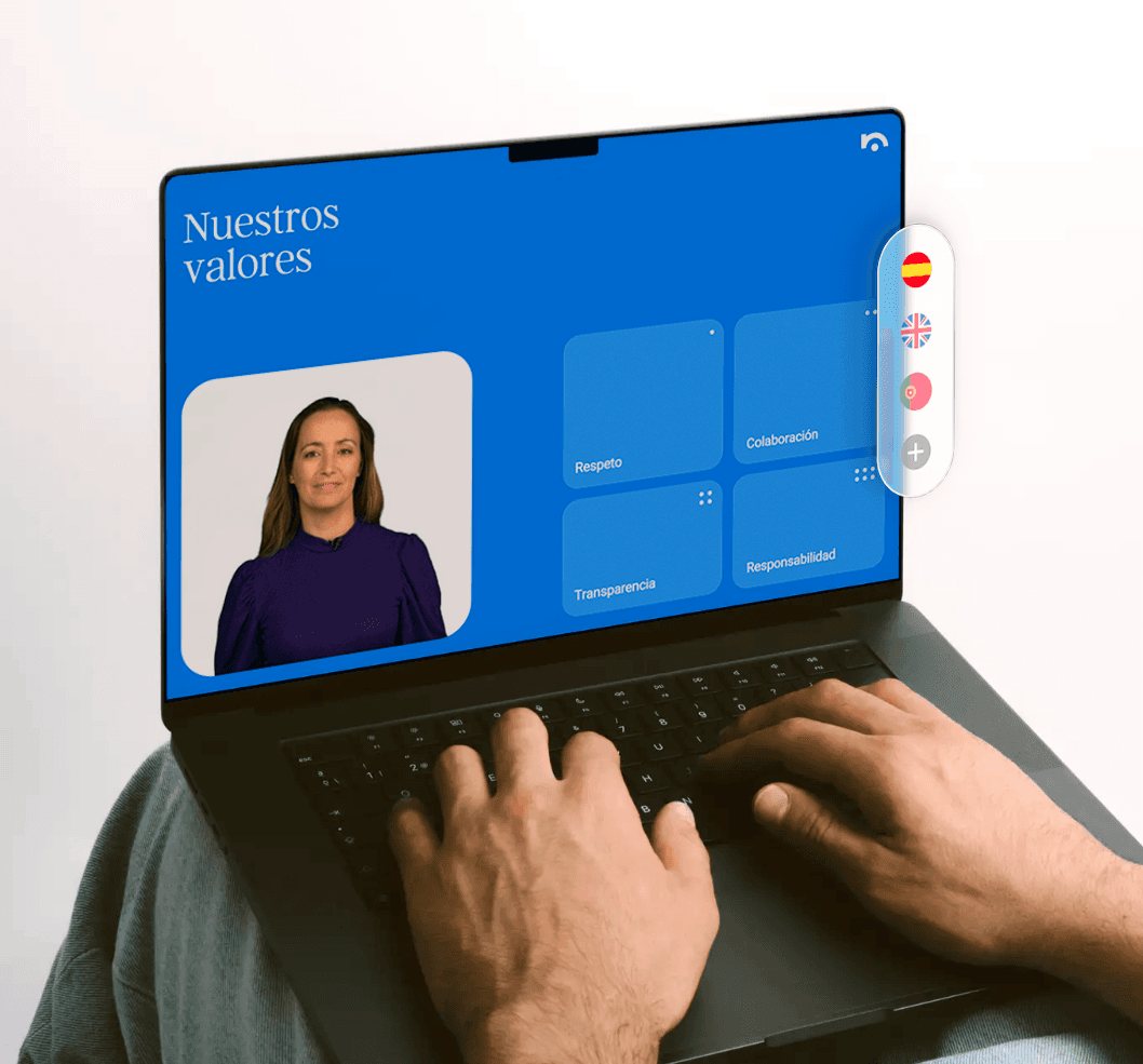 Mockup móvil de Vidext