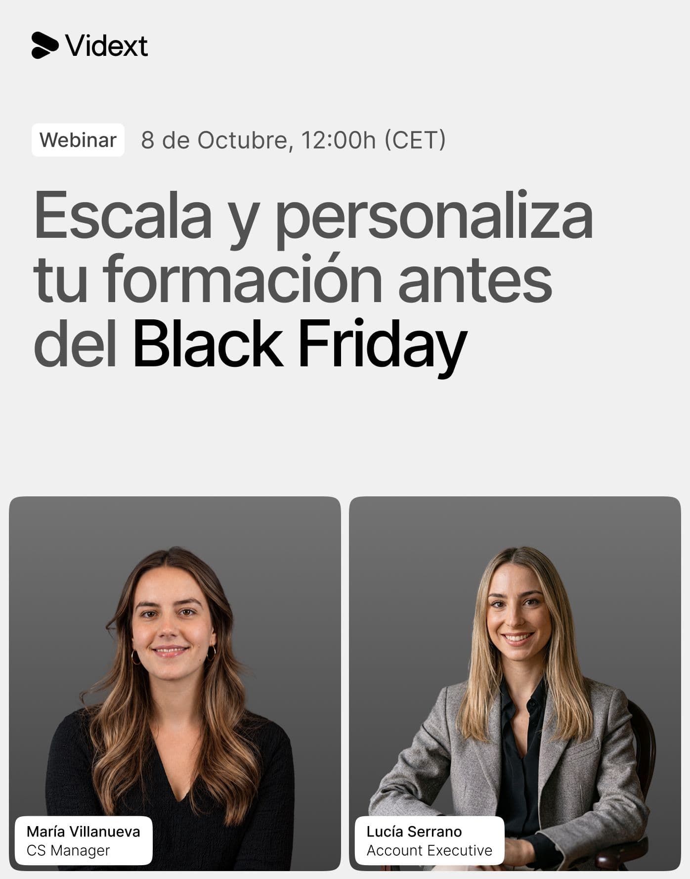No te quedes atrás: Escala y personaliza tu formación antes del Black Friday