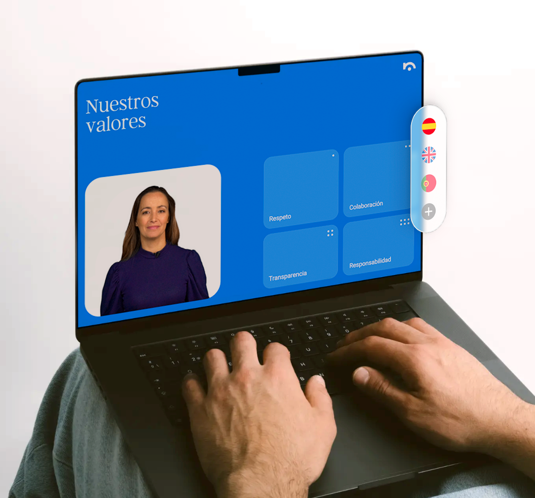 Mockup móvil de Vidext